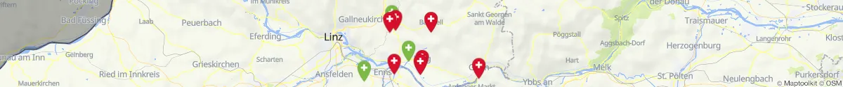 Map view for Pharmacies emergency services nearby Münzbach (Perg, Oberösterreich)